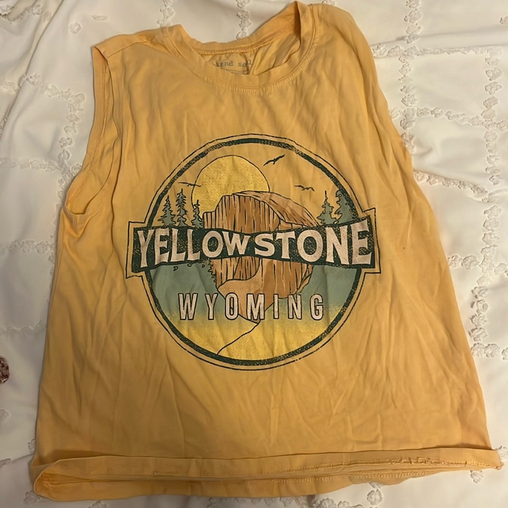Cute Yellowstone tank top